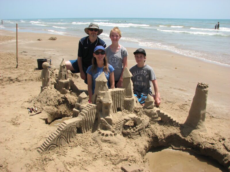 south padre island sand castles