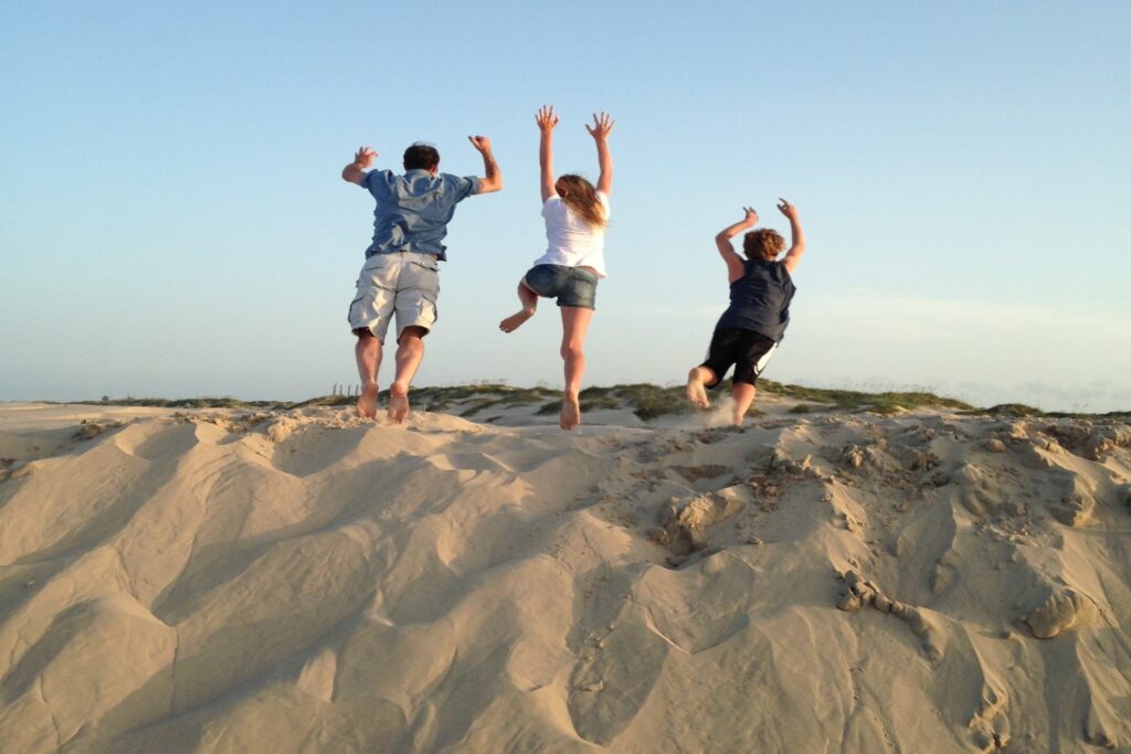south padre island sand dunes