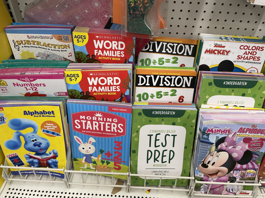 dollar tree homeschool