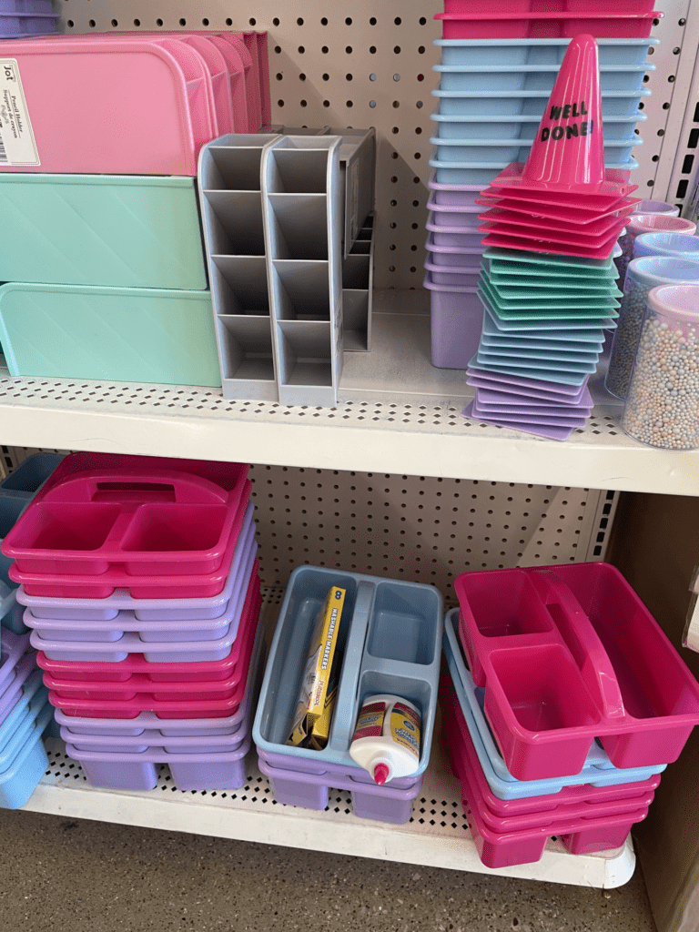 dollar tree school organization