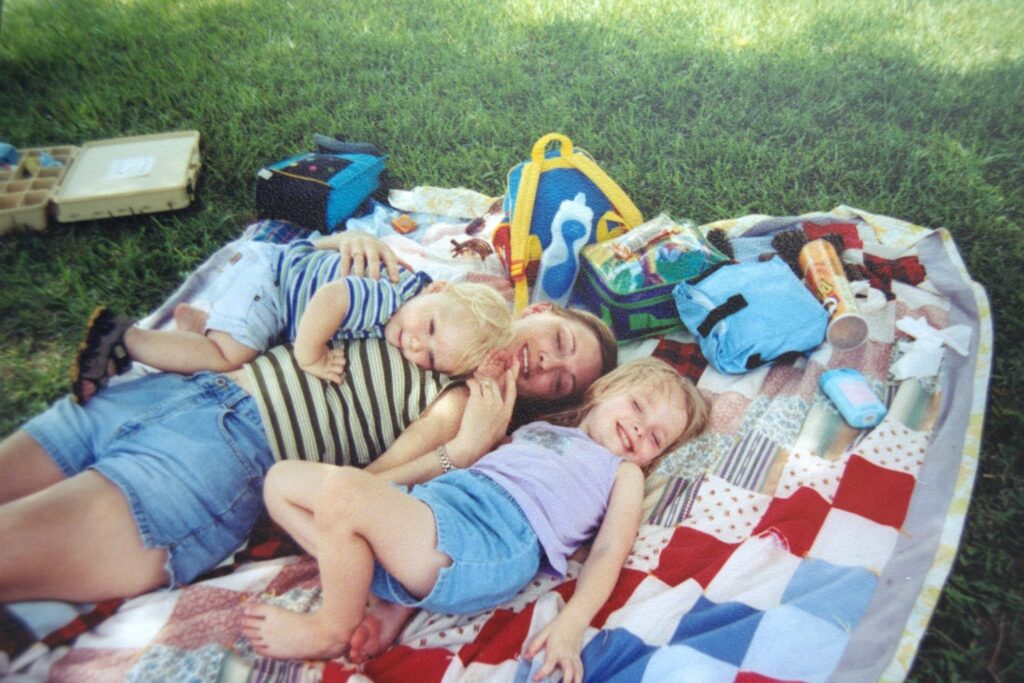 family bonding outside