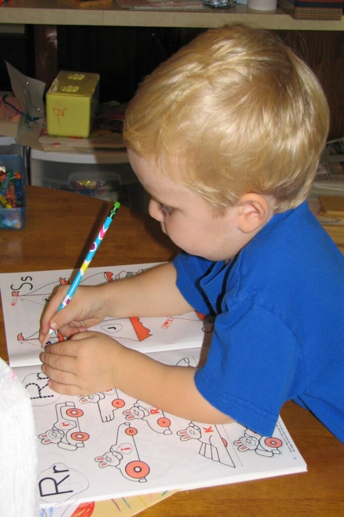 preschool summer homework