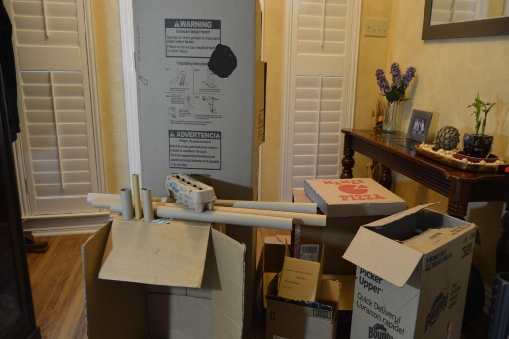 cardboard box crafts