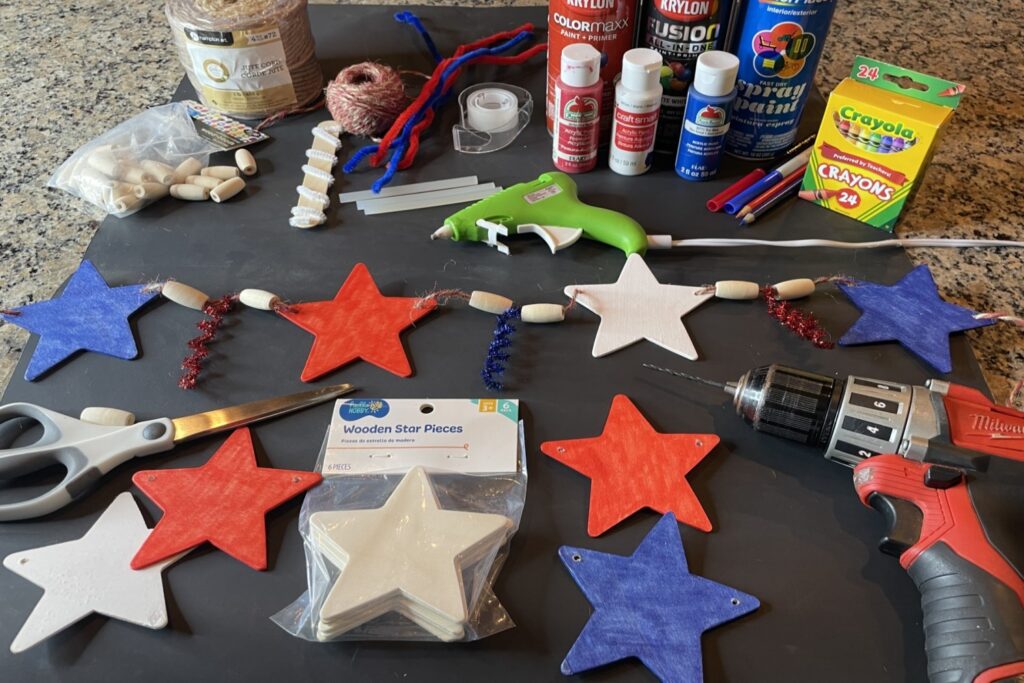 diy patriotic garland