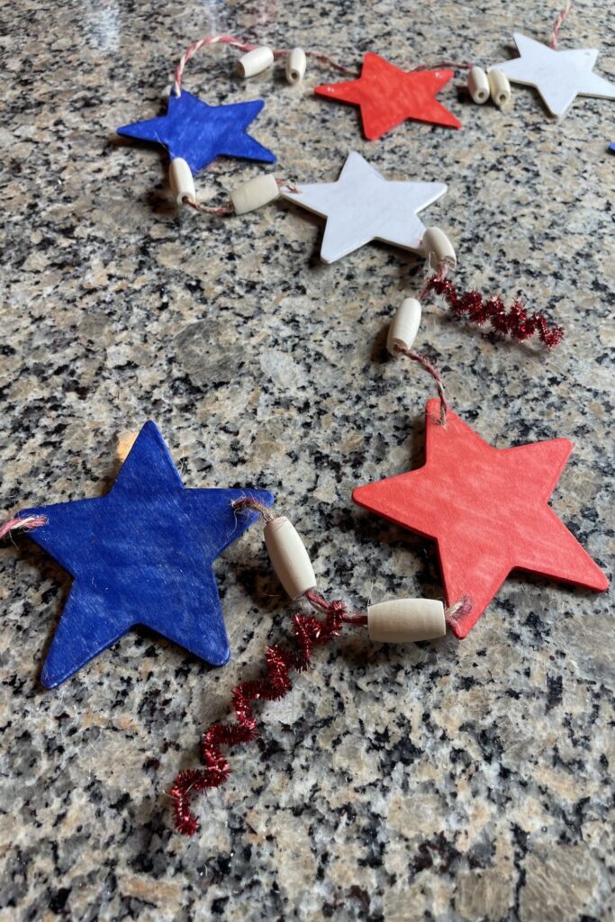 wooden garland